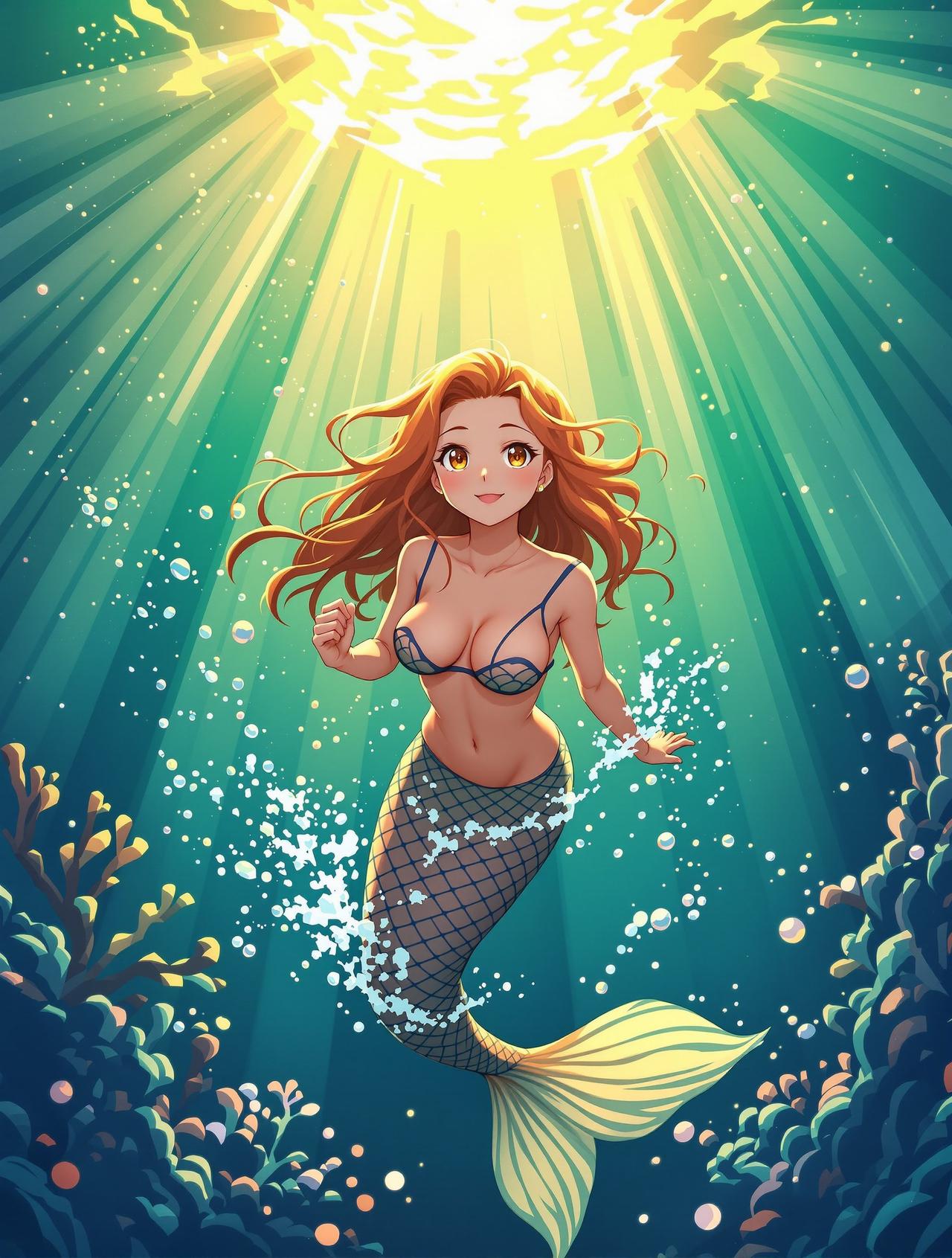 追梦漫画作品《深海回响》封面