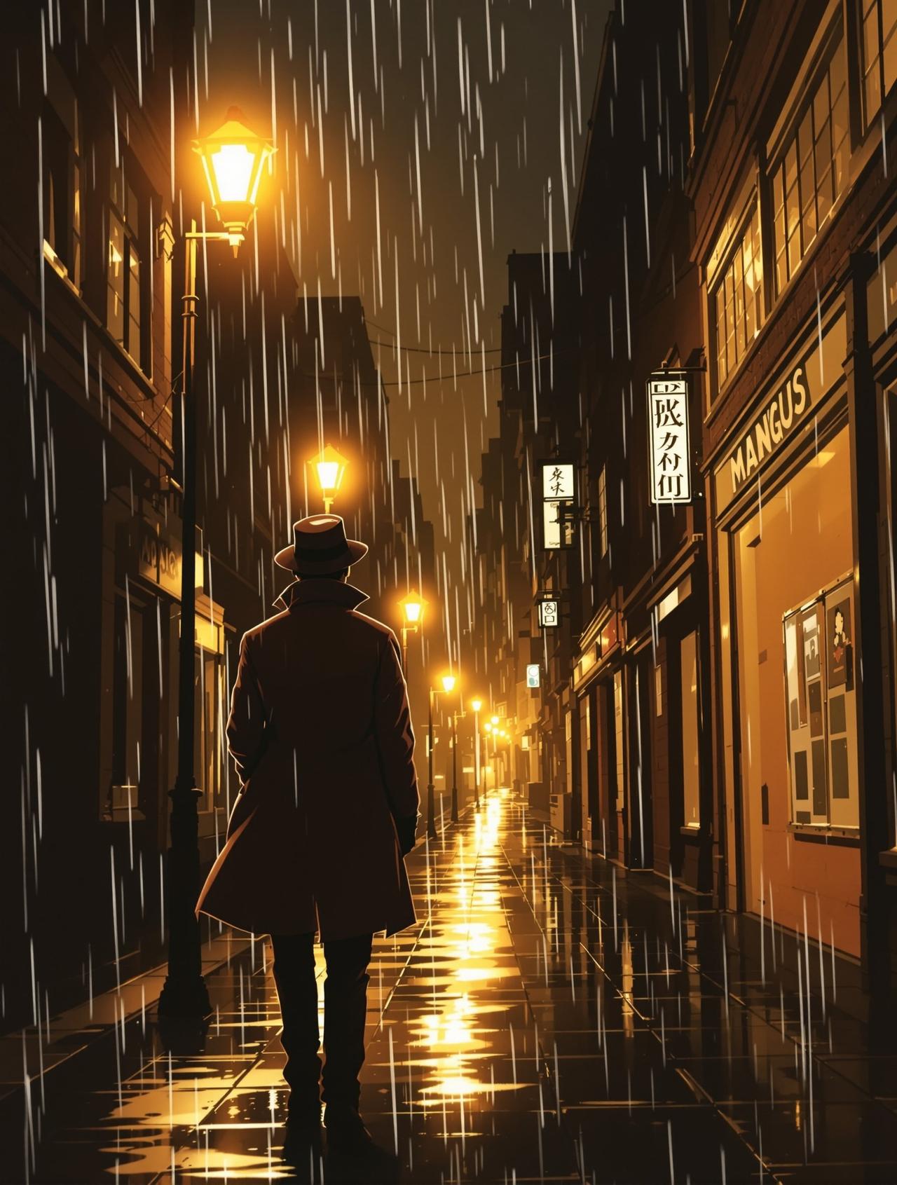 追梦漫画作品《暗夜追踪者》封面